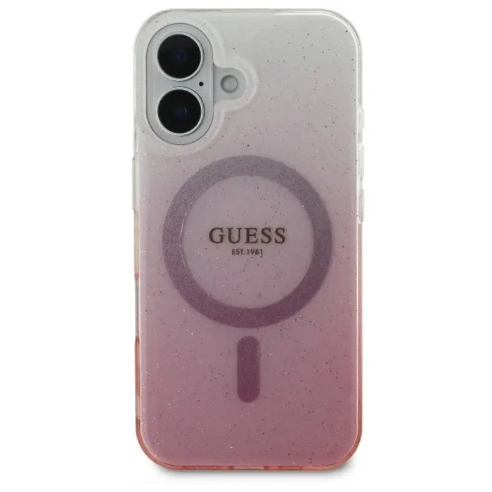 Калъф Guess IML Glitter Gradient MagSafe за iPhone 16