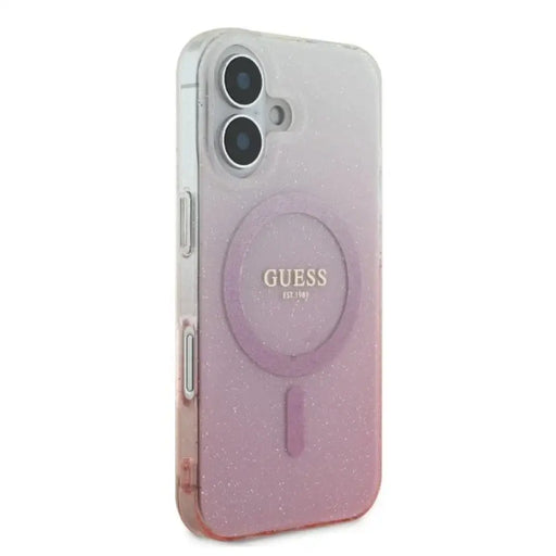 Калъф Guess IML Glitter Gradient MagSafe за iPhone 16