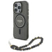 Калъф Guess IML Glitter With Pearl Strap MagSafe за iPhone