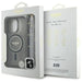 Калъф Guess IML Glitter With Pearl Strap MagSafe за iPhone