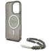 Калъф Guess IML Glitter With Pearl Strap MagSafe за iPhone