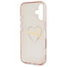 Калъф Guess IML Heart iPhone 16 - розов
