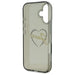 Калъф Guess IML Heart за iPhone 16 Plus - черен