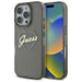 Калъф Guess IML Heart за iPhone 16 Pro - черен