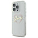 Калъф Guess IML Heart за iPhone 16 Pro - прозрачен