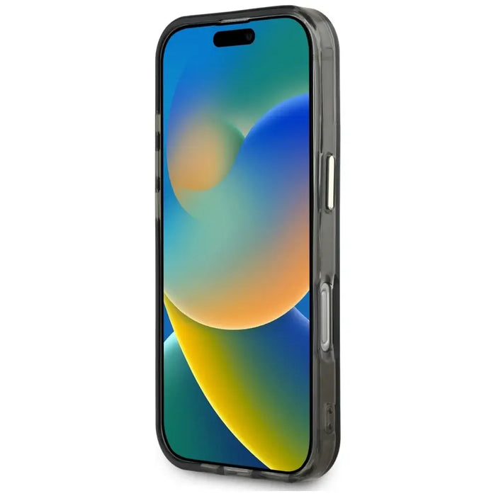 Калъф Guess IML Metal Mountain Logo MagSafe за iPhone 16