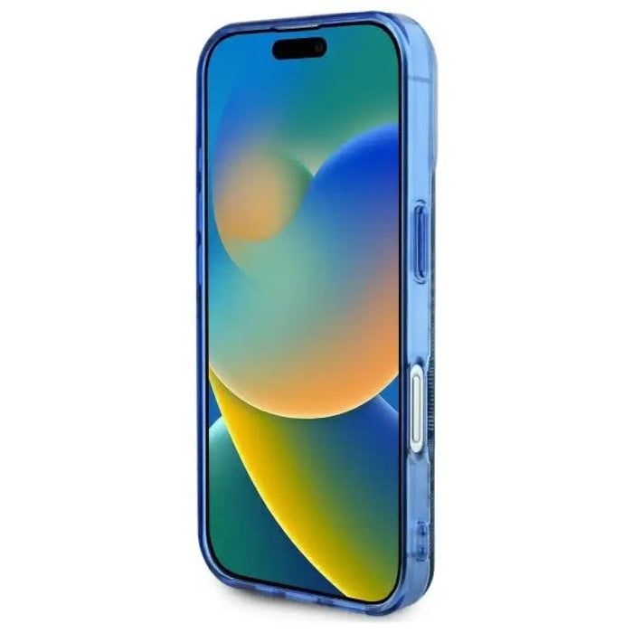 Калъф Guess IML Peony On 4G Background MagSafe за iPhone 16