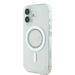 Калъф Guess IML Rhinestones MagSafe за iPhone 16 - бял