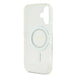 Калъф Guess IML Rhinestones MagSafe за iPhone 16 - бял