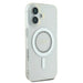 Калъф Guess IML Rhinestones MagSafe за iPhone 16 - бял