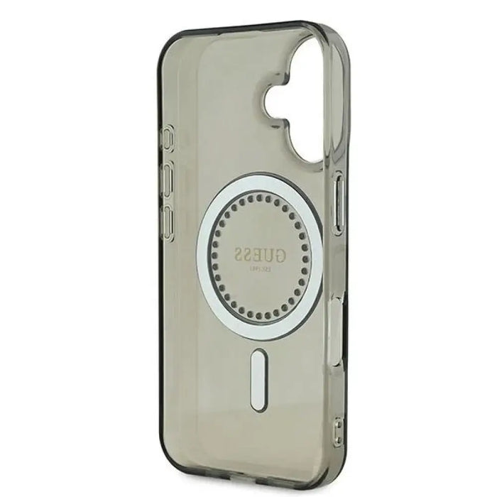 Калъф Guess IML Rhinestones MagSafe за iPhone 16 Plus