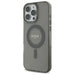 Калъф Guess IML Rhinestones MagSafe за iPhone 16 Pro - черен