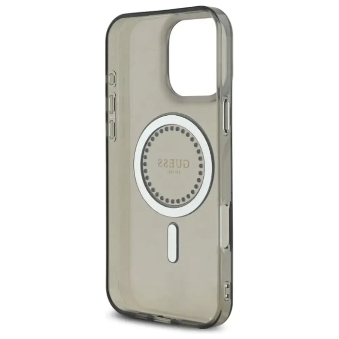 Калъф Guess IML Rhinestones MagSafe за iPhone 16 Pro Max