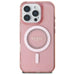 Калъф Guess IML Rhinestones MagSafe за iPhone 16 Pro - розов
