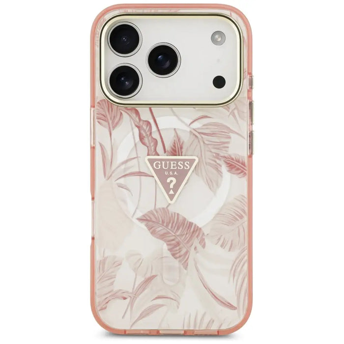 Калъф Guess Jungle Tonal Triangle MagSafe за iPhone 17 Pro