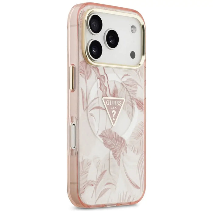 Калъф Guess Jungle Tonal Triangle MagSafe за iPhone 17 Pro