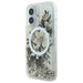 Калъф Guess Liquid Glitter Flower MagSafe за iPhone 16