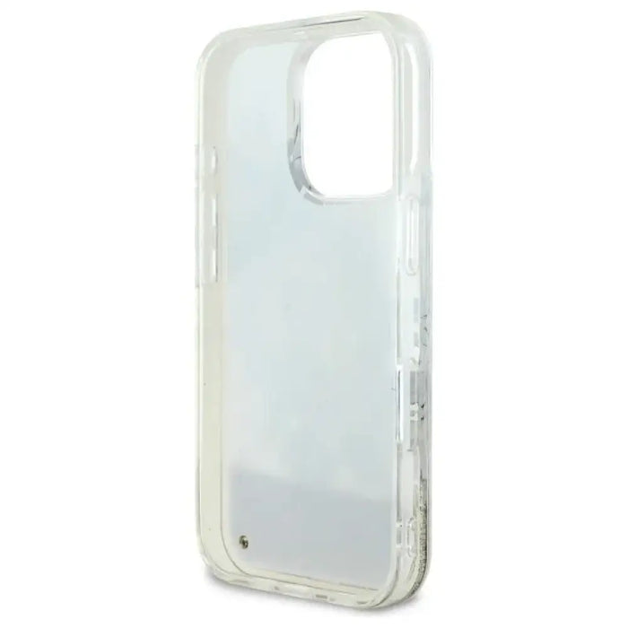 Калъф Guess Liquid Glitter Flower MagSafe за iPhone 16 Pro