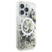 Калъф Guess Liquid Glitter Flower MagSafe за iPhone 16 Pro