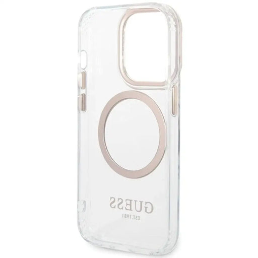 Калъф Guess Metal Outline Magsafe за iPhone 15 / 14 / 13