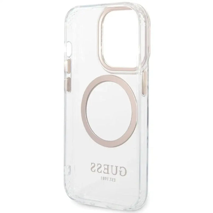 Калъф Guess Metal Outline Magsafe за iPhone 15 / 14 / 13