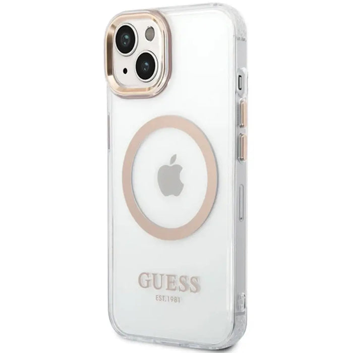 Калъф Guess Metal Outline MagSafe за iPhone 15 Plus / 14