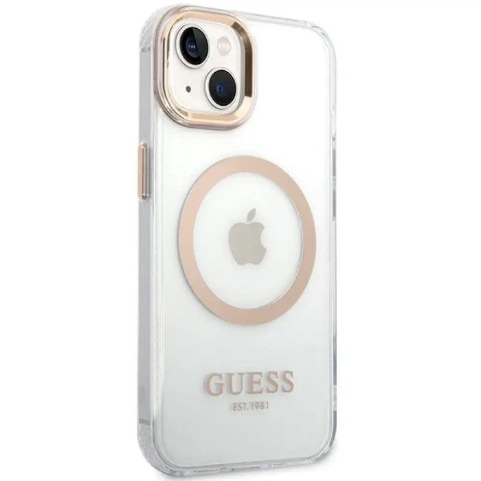 Калъф Guess Metal Outline MagSafe за iPhone 15 Plus / 14