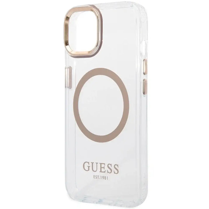 Калъф Guess Metal Outline MagSafe за iPhone 15 Plus / 14