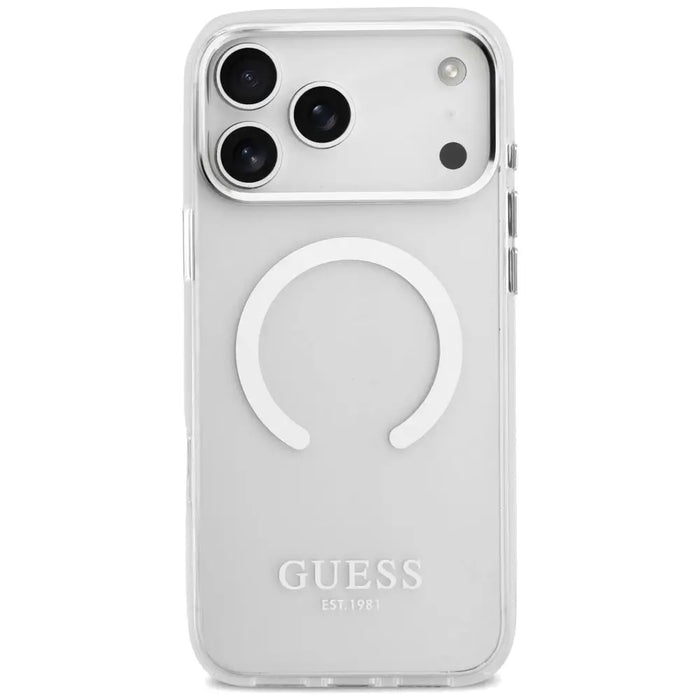 Калъф Guess Metal Outline MagSafe за iPhone 17 Pro Max