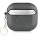 Калъф Guess Metallic Script Charm за AirPods 4 - черен