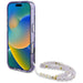 Калъф Guess Palm Trees Triangle Pearl Strap MagSafe Case