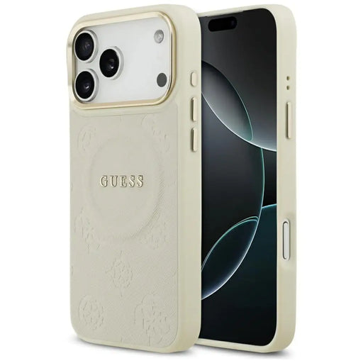 Калъф Guess Peony Hot Stamp MagSafe за iPhone 17 Pro Max