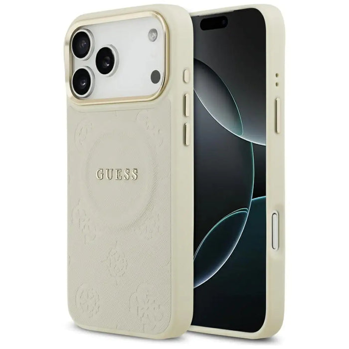 Калъф Guess Peony Hot Stamp MagSafe за iPhone 17 Pro Max