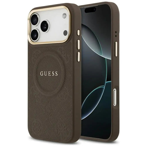 Калъф Guess Peony Hot Stamp MagSafe за iPhone 17 Pro Max