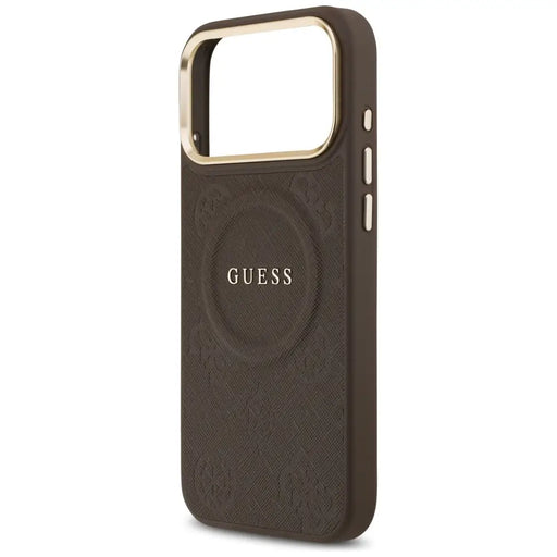 Калъф Guess Peony Hot Stamp MagSafe за iPhone 17 Pro Max
