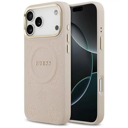 Калъф Guess Peony Hot Stamp MagSafe за iPhone 17 Pro Max