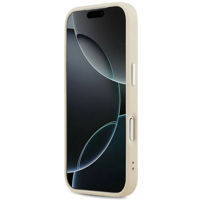 Калъф Guess Peony Hot Stamp Script MagSafe за iPhone 17 Pro