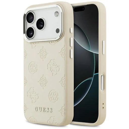 Калъф Guess Peony Hot Stamp Script MagSafe за iPhone 17 Pro