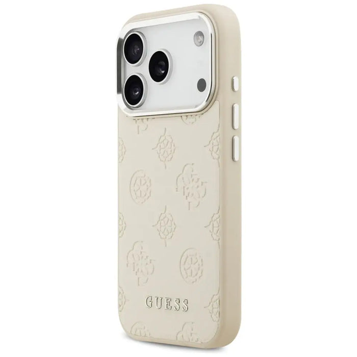 Калъф Guess Peony Hot Stamp Script MagSafe за iPhone 17 Pro