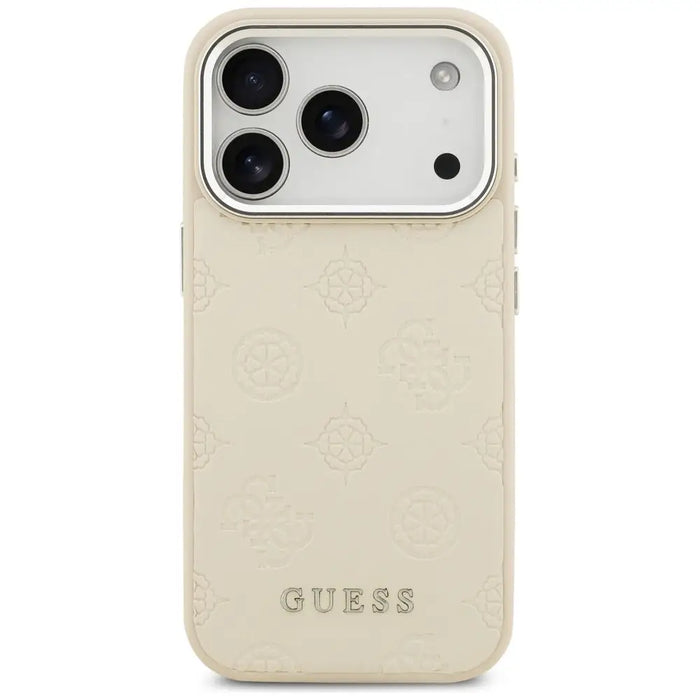 Калъф Guess Peony Hot Stamp Script MagSafe за iPhone 17 Pro