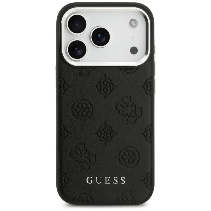 Калъф Guess Peony Hot Stamp Script MagSafe за iPhone 17 Pro
