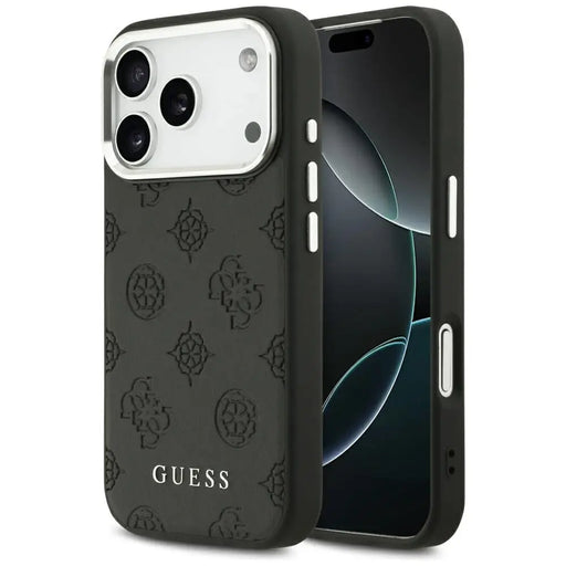 Калъф Guess Peony Hot Stamp Script MagSafe за iPhone 17 Pro