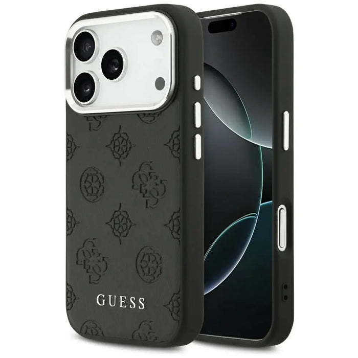 Калъф Guess Peony Hot Stamp Script MagSafe за iPhone 17 Pro