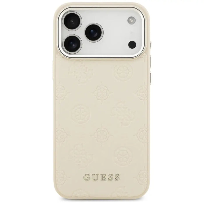 Калъф Guess Peony Hot Stamp Script MagSafe за iPhone 17 Pro