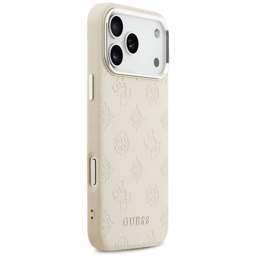 Калъф Guess Peony Hot Stamp Script MagSafe за iPhone 17 Pro