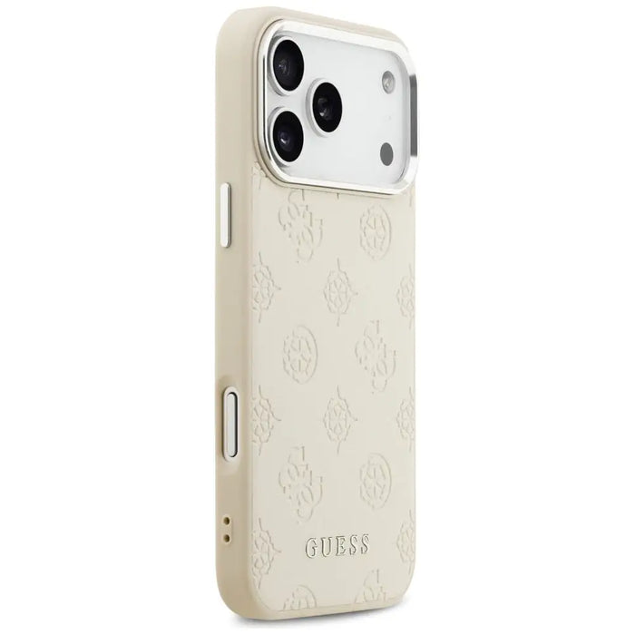 Калъф Guess Peony Hot Stamp Script MagSafe за iPhone 17 Pro