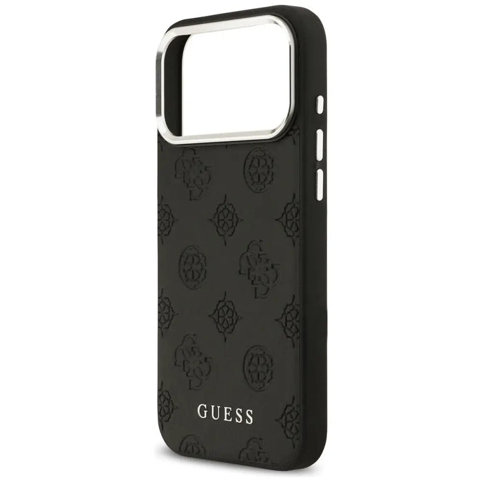 Калъф Guess Peony Hot Stamp Script MagSafe за iPhone 17 Pro