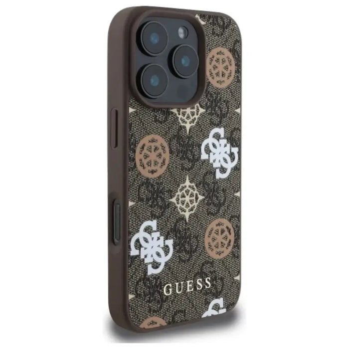 Калъф Guess Peony On 4G Background MagSafe за iPhone 16 Pro