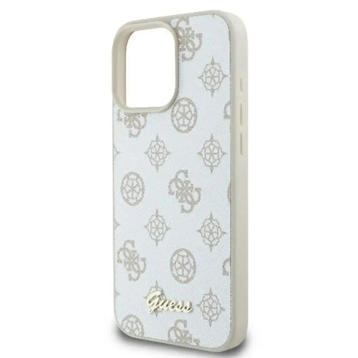 Калъф Guess Peony Script Logo MagSafe за iPhone 16 Pro Max