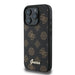 Калъф Guess Peony Script MagSafe за iPhone 16 Pro - черен